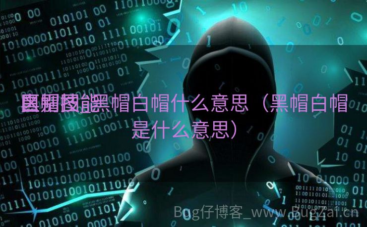 黑帽技能
白帽技能
区别图_黑帽白帽什么意思（黑帽白帽是什么意思）