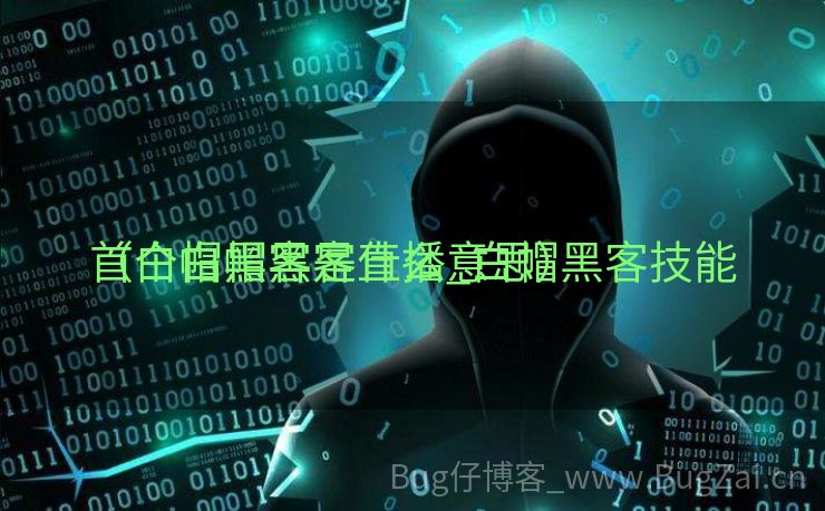 首个白帽黑客直播_白帽黑客技能
（白帽黑客是什么意思）