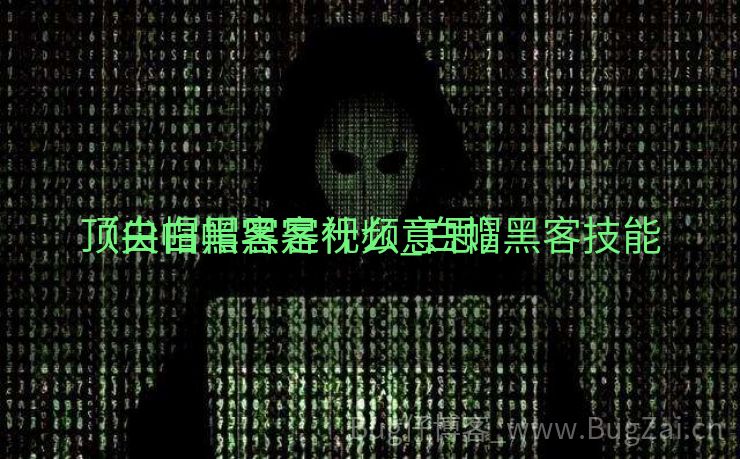 顶尖白帽黑客视频_白帽黑客技能
（白帽黑客是什么意思）
