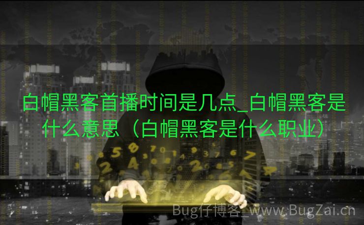 白帽黑客首播时间是几点_白帽黑客是什么意思（白帽黑客是什么职业）