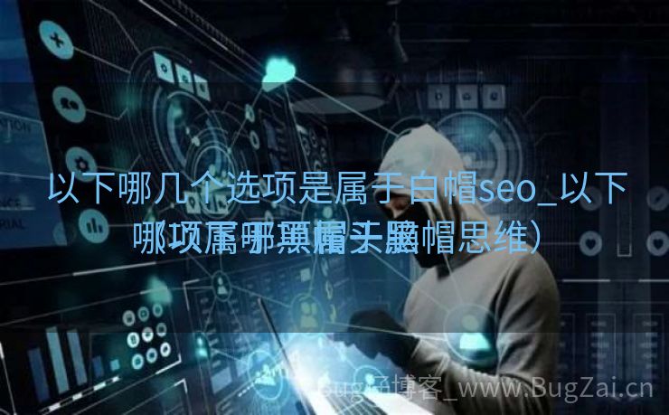 以下哪几个选项是属于白帽seo_以下哪项属于黑帽头脑
（以下哪项属于黑帽思维）
